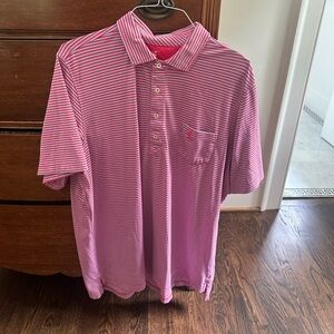 F&G XXL red golf polo